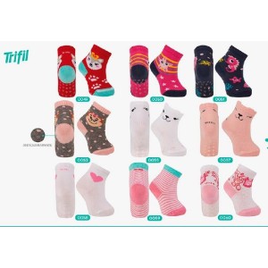 MEIA FEM INF SORTIDAS TRIFIL