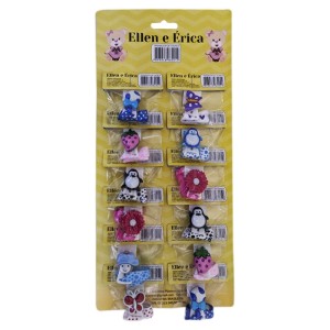 PRENDEDOR DE CHUPETA C/12 GORGURÃO - (Campanha Ajudar é Amar - Doação)