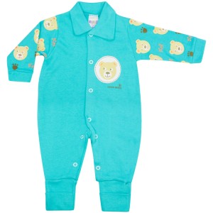 MACACÃO LONGO SUEDINE VIRA PÉ MG ESTAMPADO