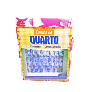 CORTINA QUARTO ESTAMPADA