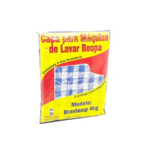 CAPA MÁQUINA 4KG BRASTEMP ESTAMPADA