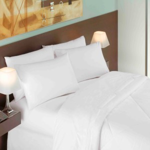 LENCOL QUEEN COM ELASTICO LISO HOTEL MADRI (180 FIOS)
