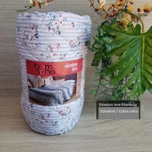 EDREDOM COBRE LEITO LEVE QUEEN ALTENBURG ESTAMPADO- SORTIDO