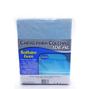 CAPA COLCHÃO SOLTEIRO ALGODÃO LISA
