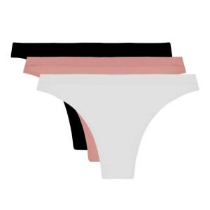 KIT C/3 CALCINHA TANGA SEM COSTURA TRIFIL