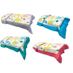 COLCHA COBRE LEITO BEBE ESTAMPADO SORTIDOS - (Campanha Ajudar é Amar - Doação)