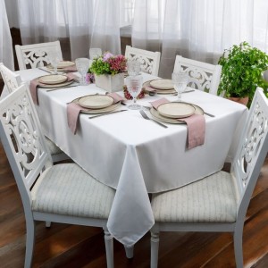 TOALHA DE MESA QUADRADA ANTIQUE 4 LUGARES ARGIVAI