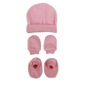 KIT SAPATO/TOUCA/LUVA MALHA (Campanha Ajudar é Amar - Doação)