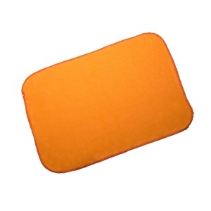 FLANELA PEQUENA 28x38cm LARANJA PACOTE C/12 UNID