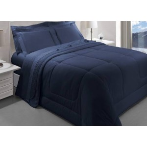 KIT COLCHA C/3 CASAL 300 FIOS SQUARE - KACYUMARA