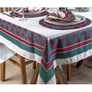 TOALHA MESA QUADRADA NATAL - 4 LUGARES BELCHIOR
