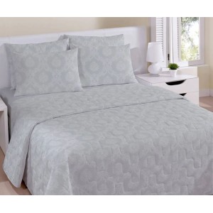 JOGO COBRE LEITO KING MICROFIBRA SONATA DAMASK (85G/M²) - BUETTENER