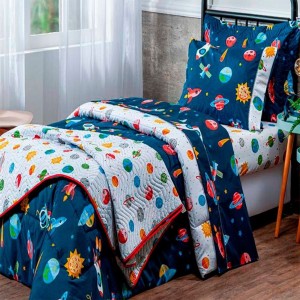 JOGO CAMA C/3 SOLTEIRO KIDS (180 FIOS)