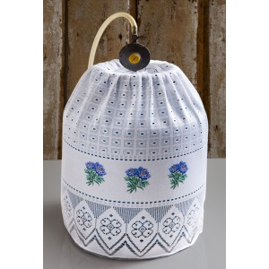 CAPA DE BOTIJÃO C/ESTAMPA RENDA