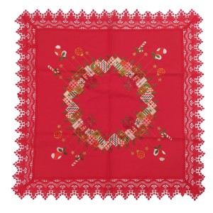 TOALHA CHÁ NATAL LINHO