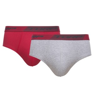 CUECA SLIP KIT COM 2 PEÇAS ADULTO COTTON