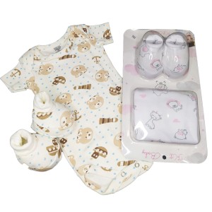 KIT BODY M/CURTA + PANTUFA MALHA (BLISTER)