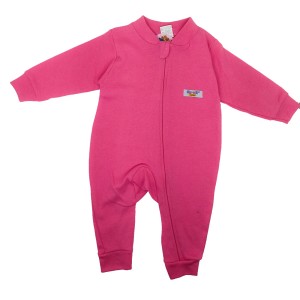 MACACÃO LONGO SUEDINE S/PÉ ZIPER LISO