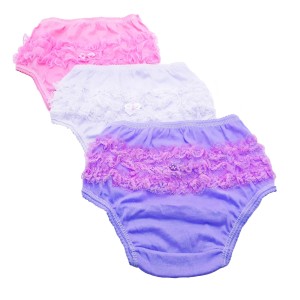 CALCINHA BEBÊ C/3 BUNDA RICA